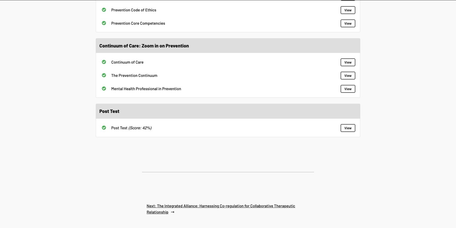 GrayMatters Academy — Course Completion